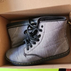Gray Dr. Martens